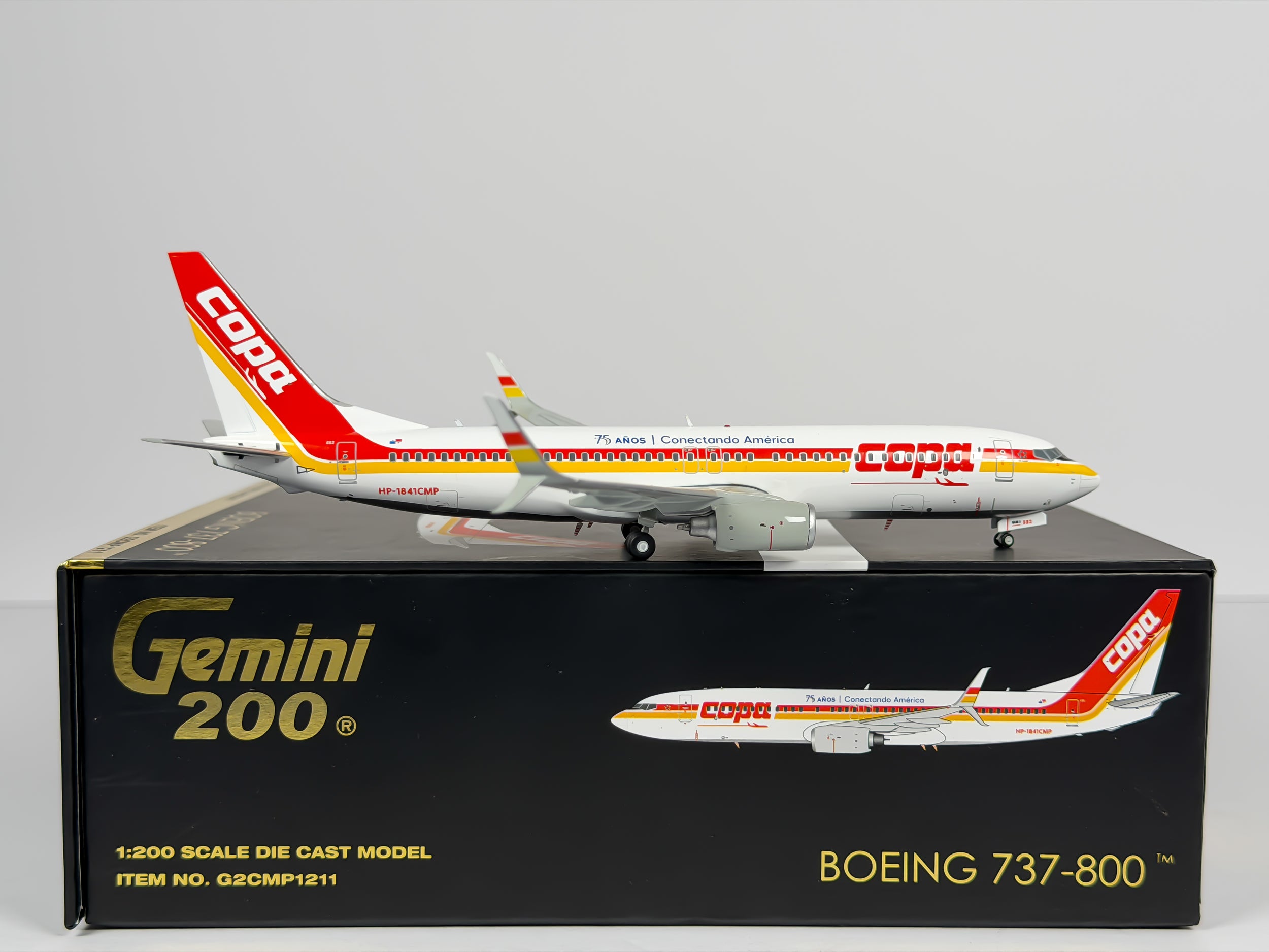 Copa Airlines Boeing 737-800 1:200 Gemini Jets HP-1841CMP (G2CMP1211)