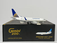 Continental Airlines Boeing 737-700 1:200 Gemini Jets N39728 (G2COA006)