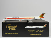 Continental Airlines McDonnell Douglas MD-80 1:200 Gemini Jets N15841 (G2COA132)