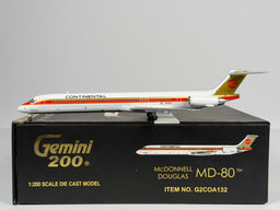 Continental Airlines McDonnell Douglas MD-80 1:200 Gemini Jets N15841 (G2COA132)