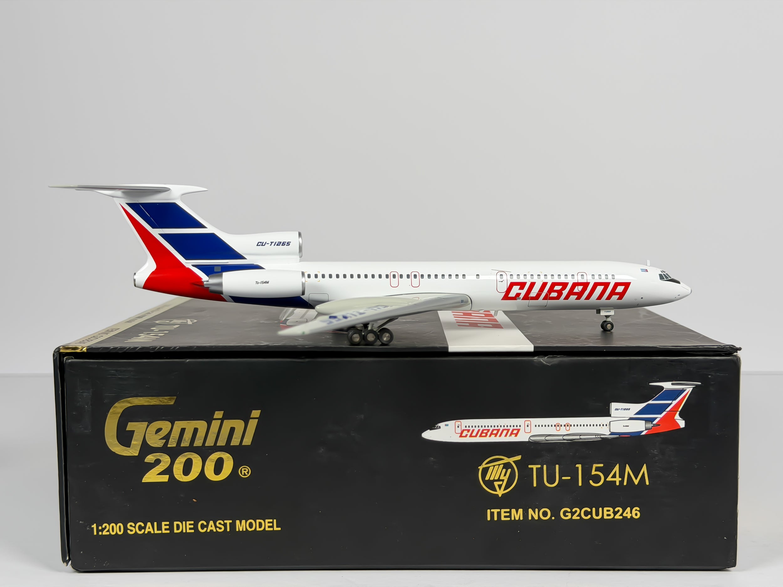 Cubana de Aviacion Tupolev Tu-154M 1:200 Gemini Jets CU-T1265 (G2CUB246)
