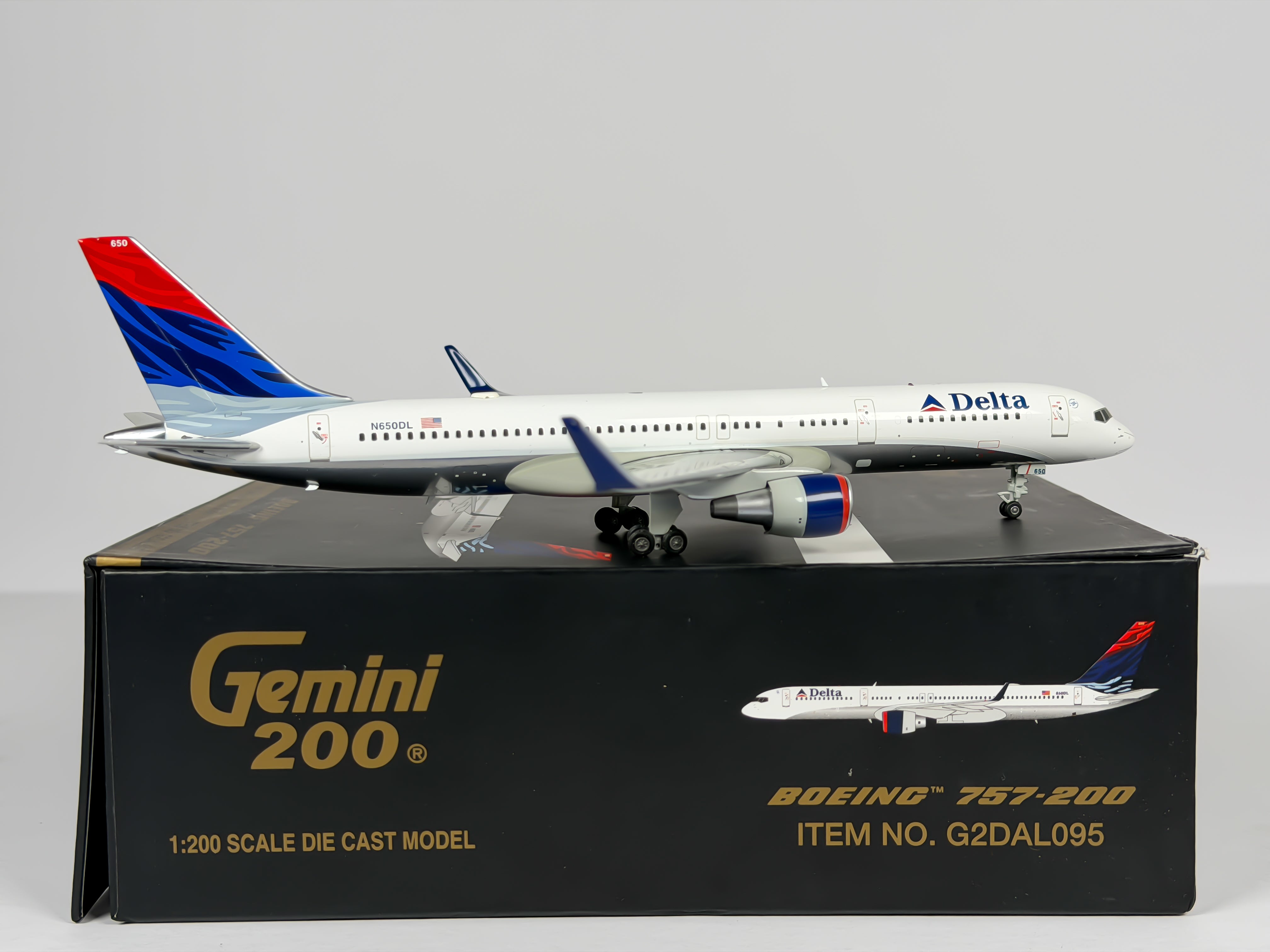 Delta Air Lines Boeing 757-200 1:200 Gemini Jets N650DL (G2DAL095)