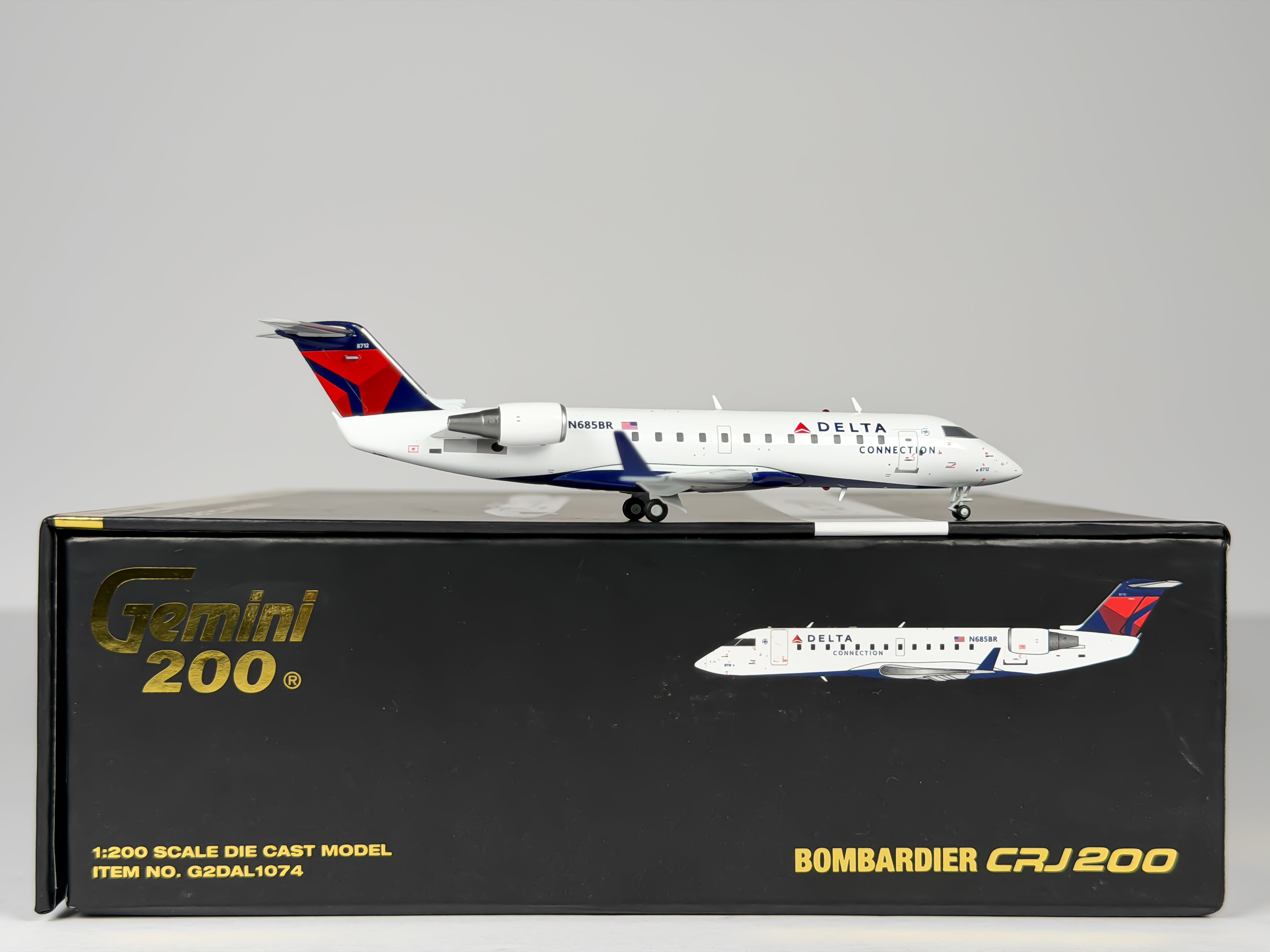 Delta Connection Bombardier CRJ200 1:200 Gemini Jets N685BR (G2DAL1074)