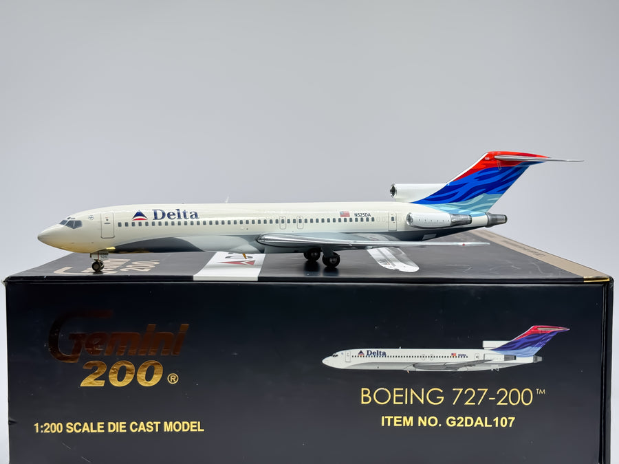 Delta Air Lines Boeing 727-200 1:200 Gemini Jets N525DA (G2DAL107)