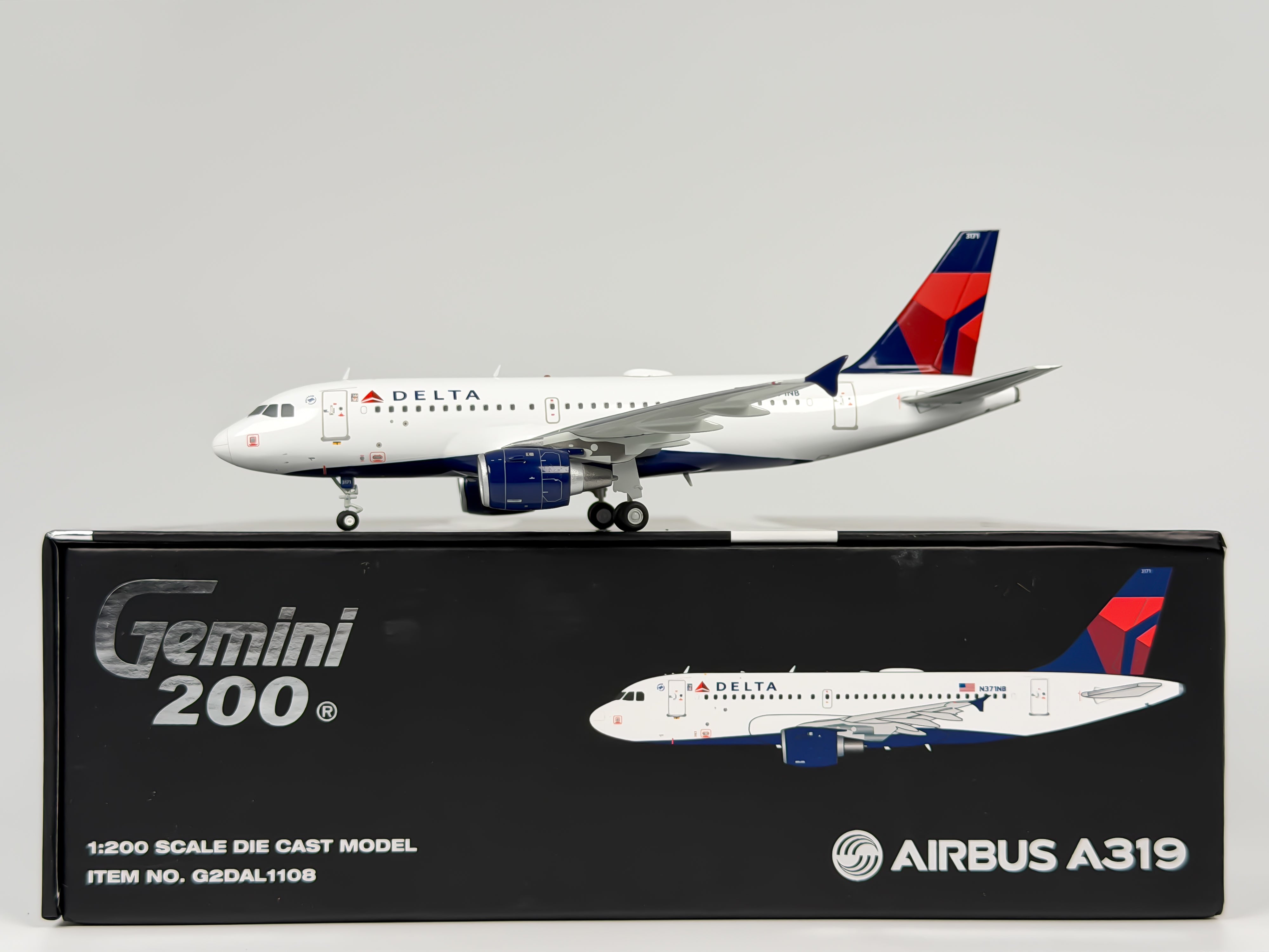 Airbus A319 Diecast Aircraft Models · Northeast Diecast