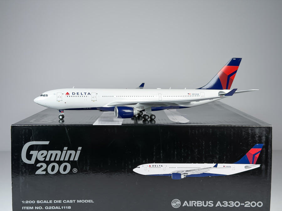 Delta Air Lines Airbus A330-200 1:200 Gemini Jets N852NW (G2DAL1118)