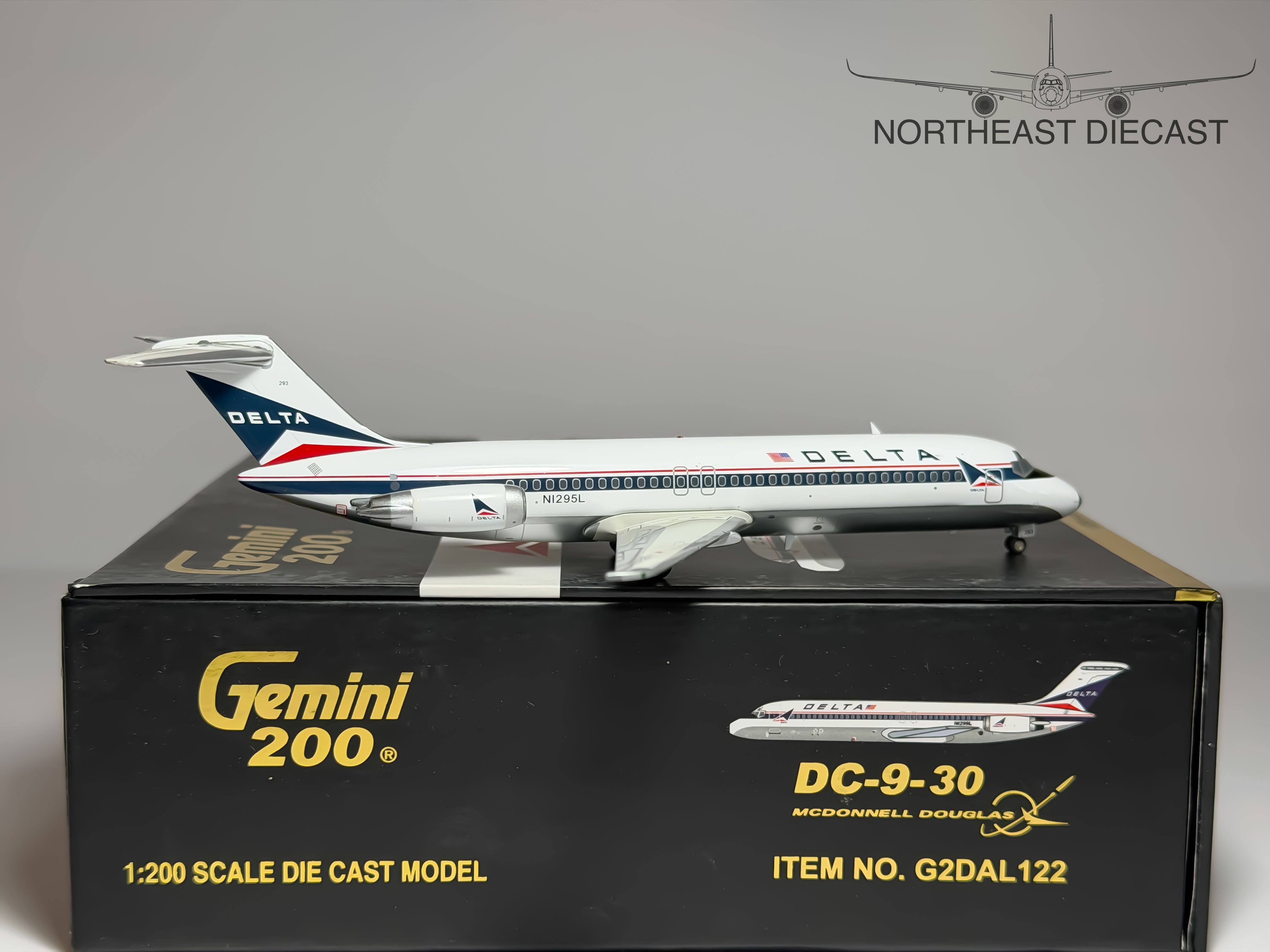 Delta Air Lines Douglas DC-9-30 1:200 Gemini Jets N1295L (G2DAL122)
