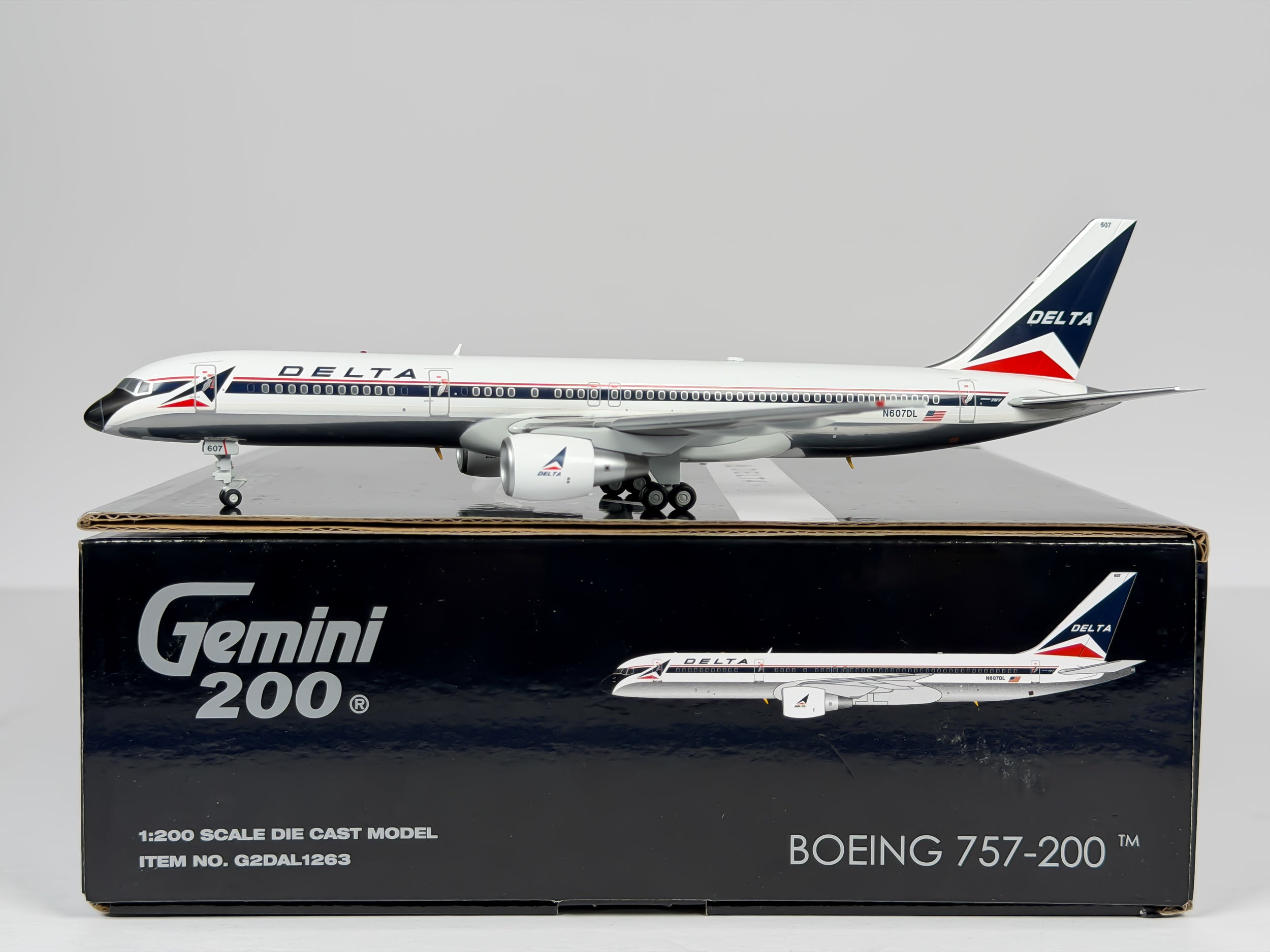 Delta Air Lines Boeing 757-200 1:200 Gemini Jets N607DL (G2DAL1263)