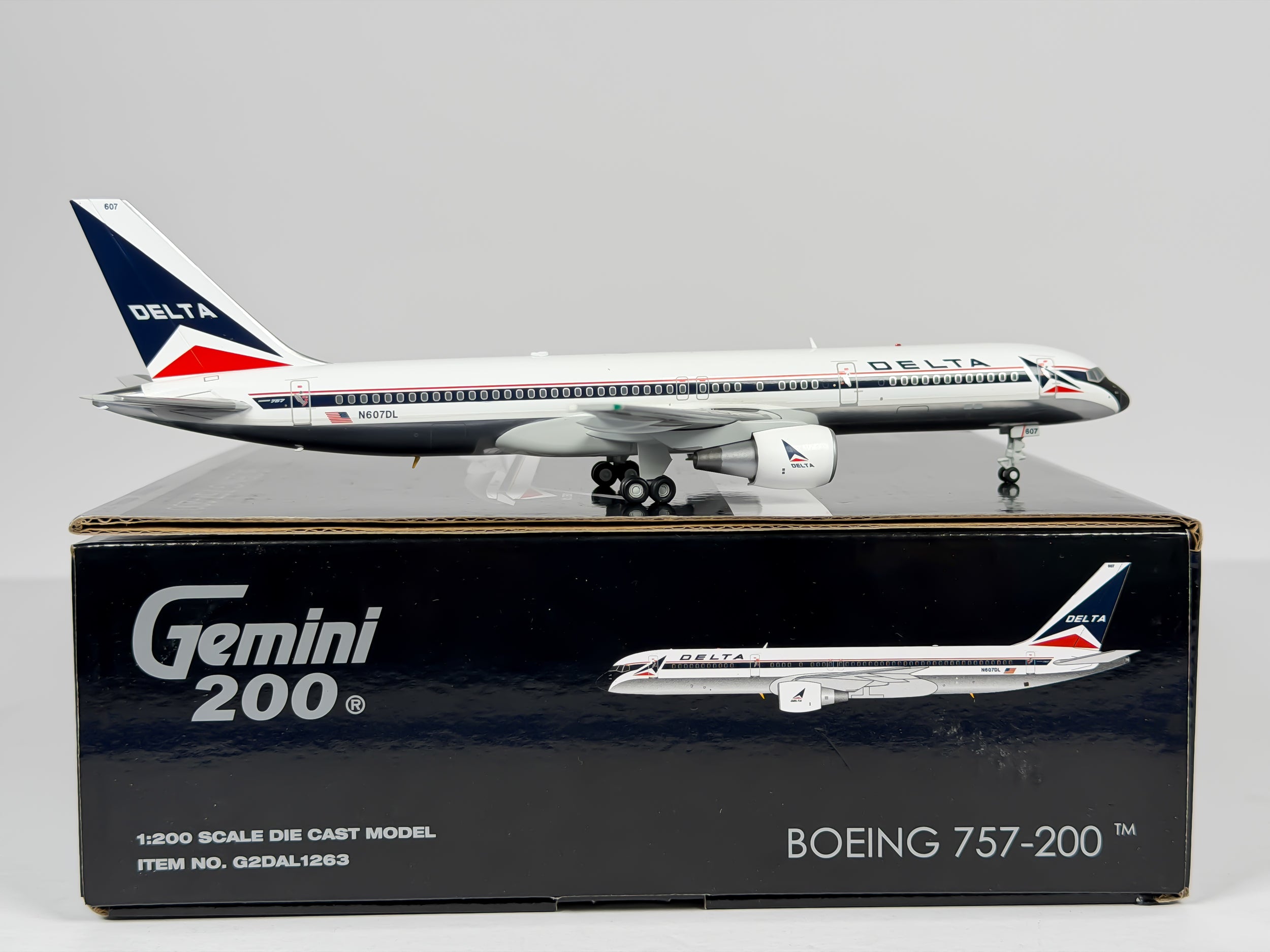 Delta Air Lines Boeing 757-200 1:200 Gemini Jets N607DL (G2DAL1263)
