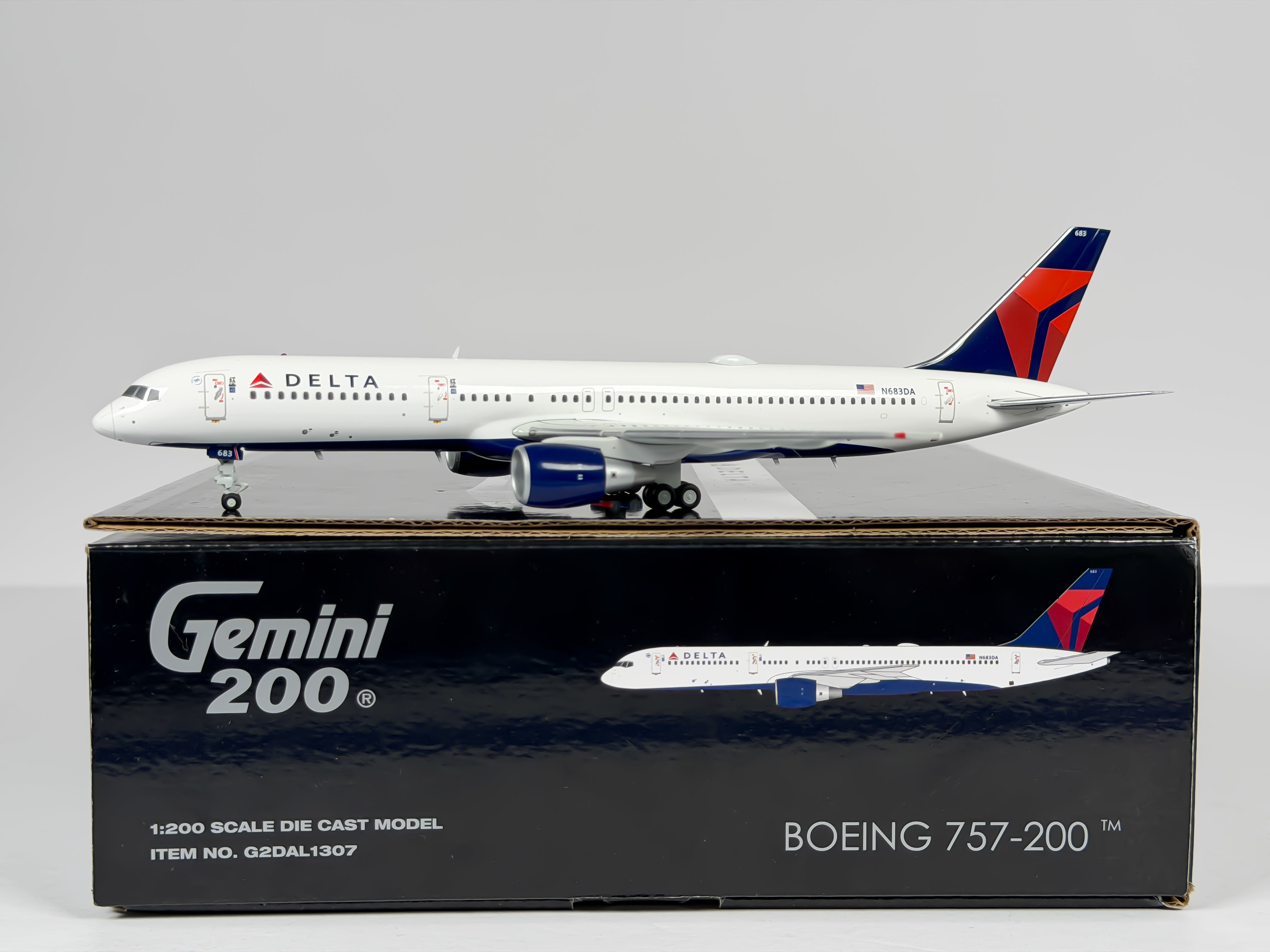 Delta Air Lines Boeing 757-200 1:200 Gemini Jets N683DA (G2DAL1307)