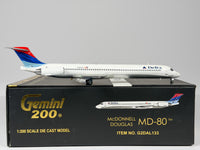 Delta Air Lines McDonnell Douglas MD-88 1:200 Gemini Jets N908DL (G2DAL133)