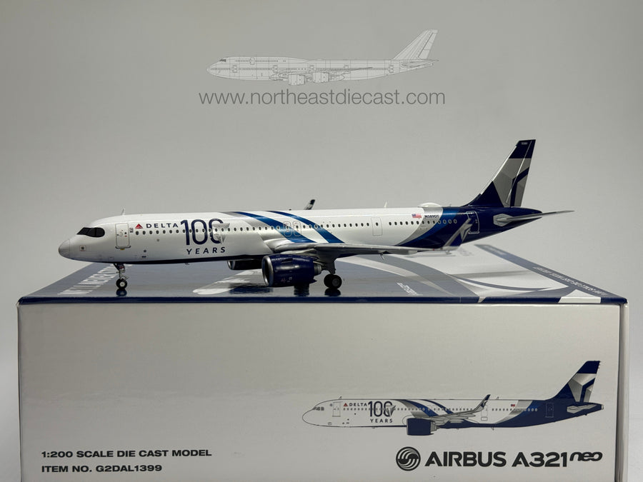 Delta Air Lines Airbus A321neo 1:200 Gemini Jets N589DT (G2DAL1399)