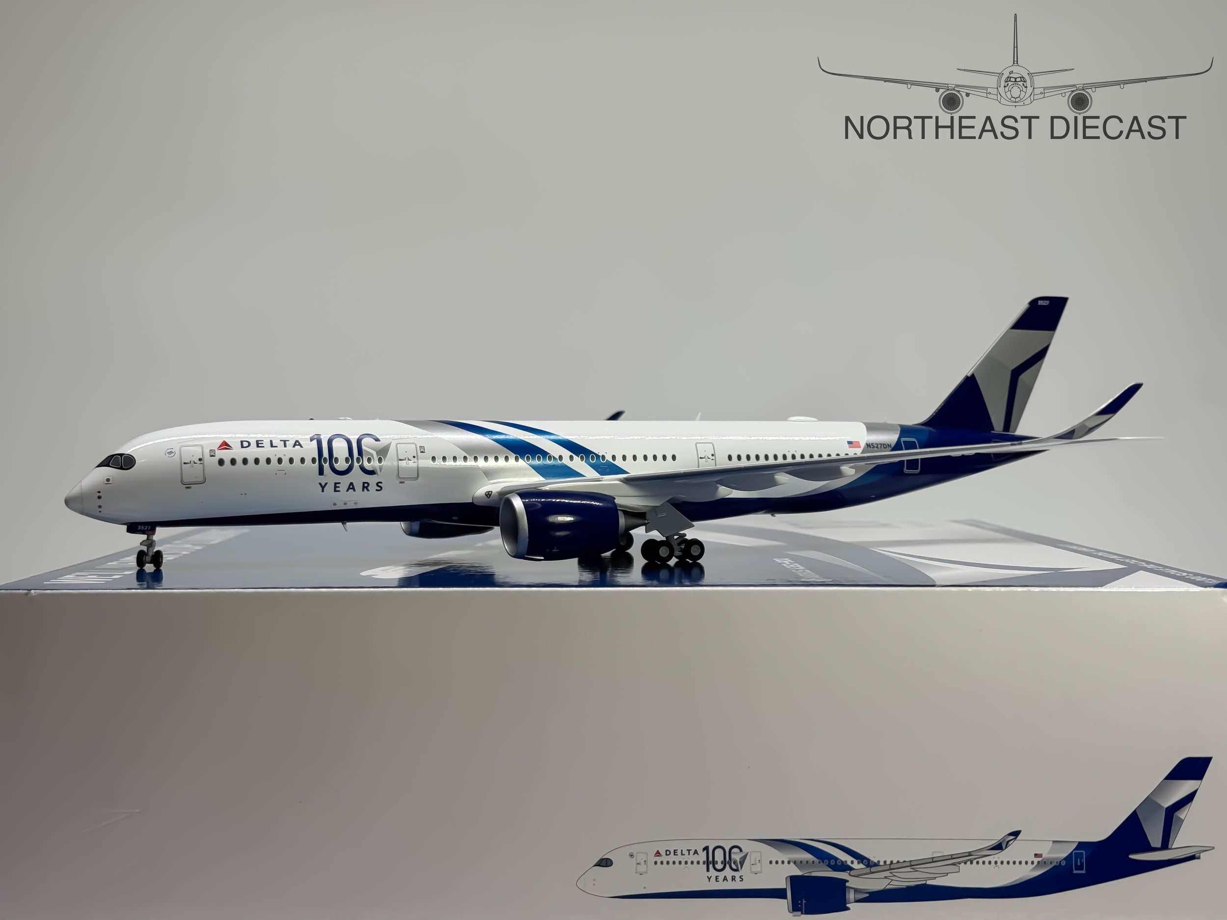 Delta Air Lines Airbus A350-900 1:200 Gemini Jets N527DN (G2DAL1400)