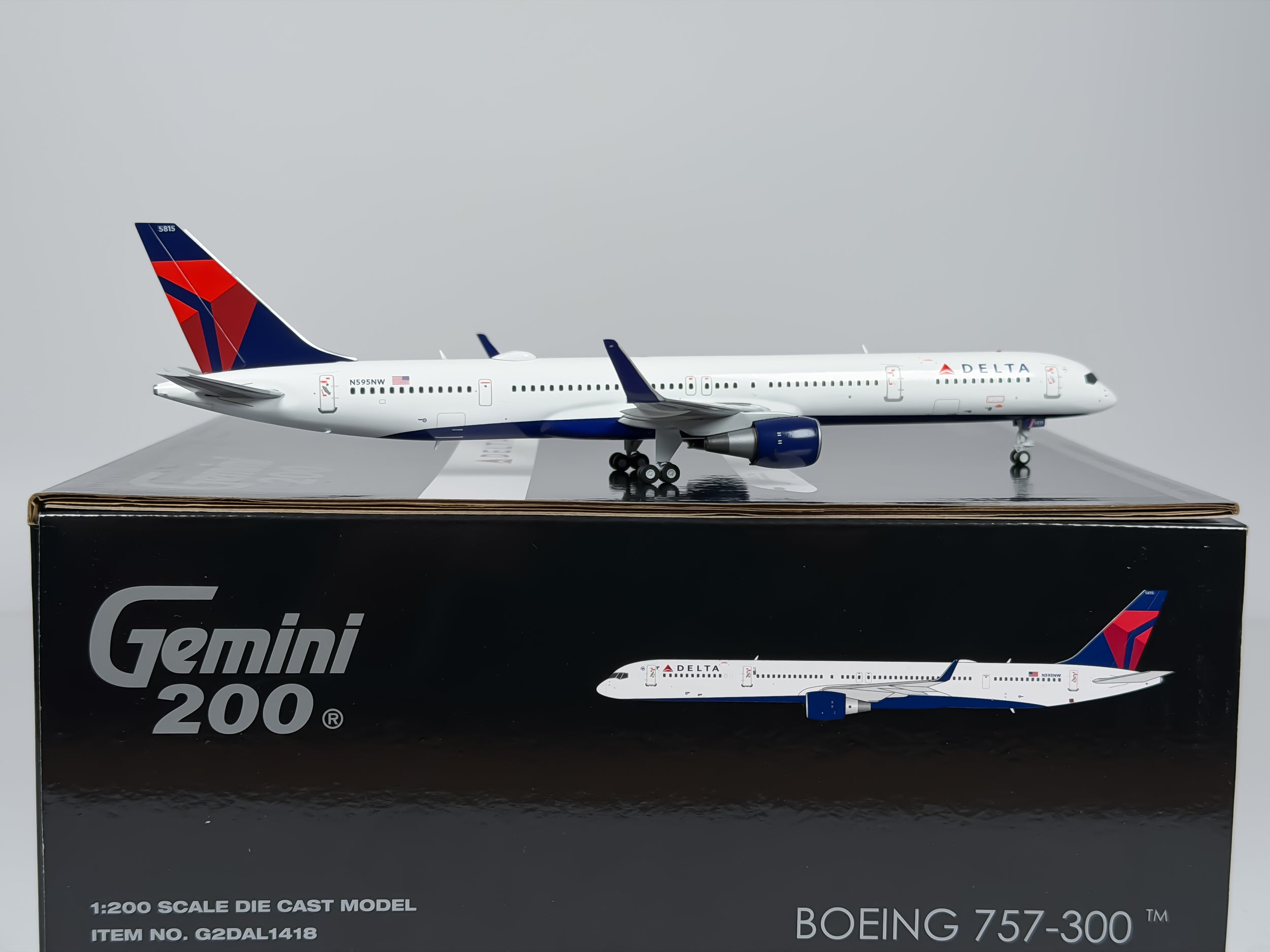 Delta Air Lines Boeing 757-300 1:200 Gemini Jets N595NW (G2DAL1418)