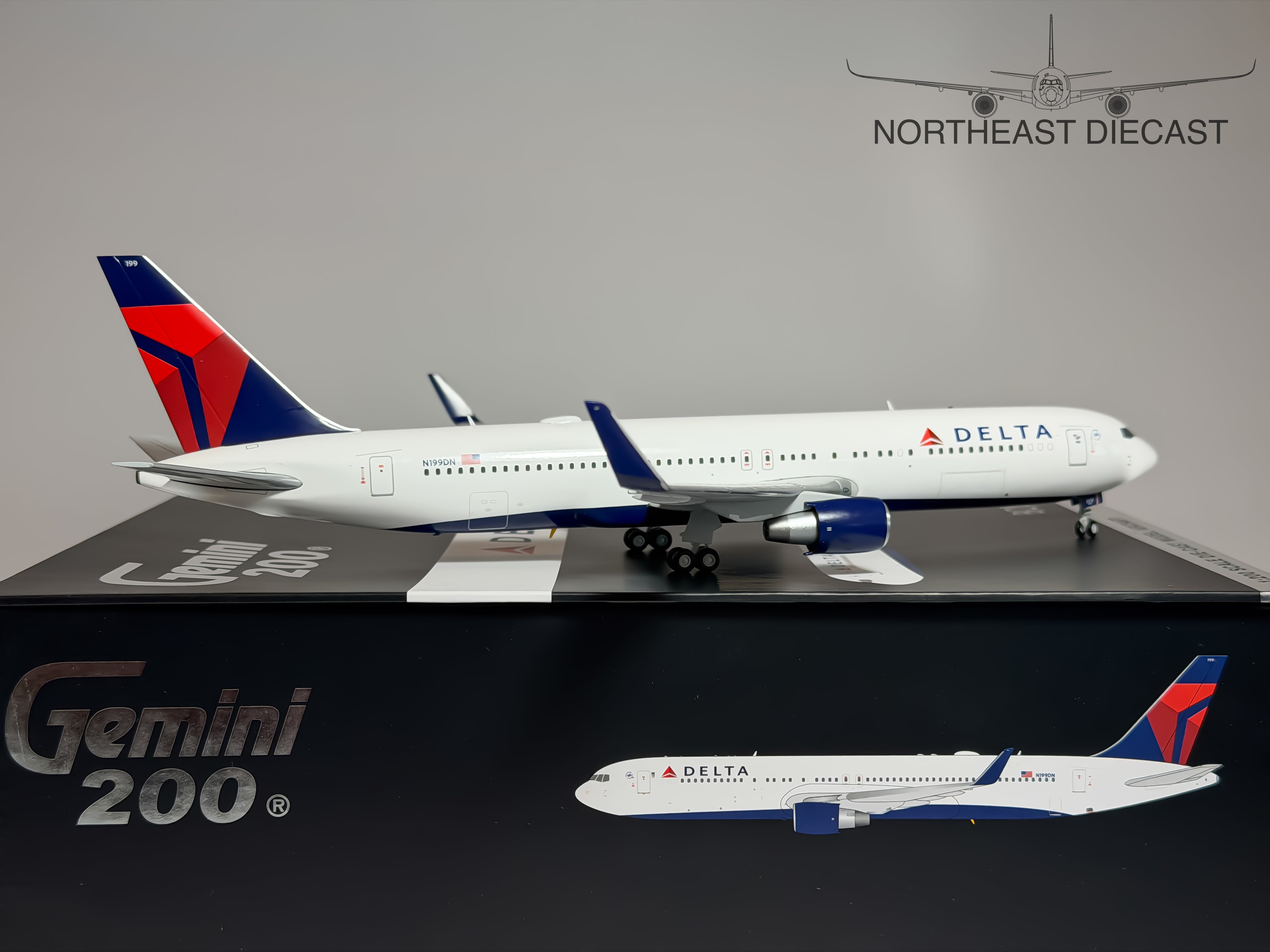 Boeing 767 Diecast Aircraft Models · Northeast Diecast