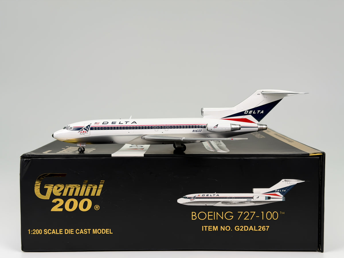 Delta Air Lines Boeing 727-100 1:200 Gemini Jets N1633 (G2DAL267)
