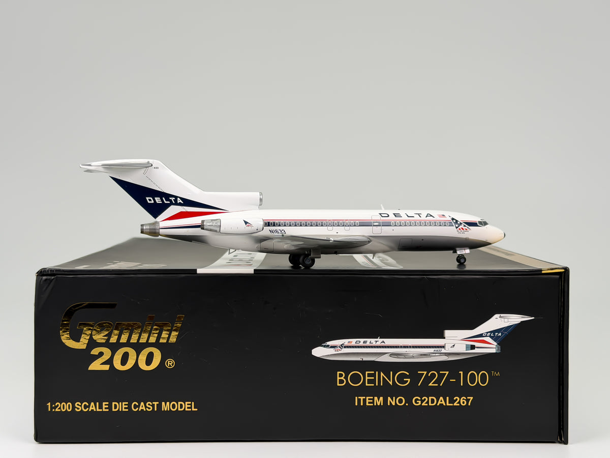Delta Air Lines Boeing 727-100 1:200 Gemini Jets N1633 (G2DAL267)