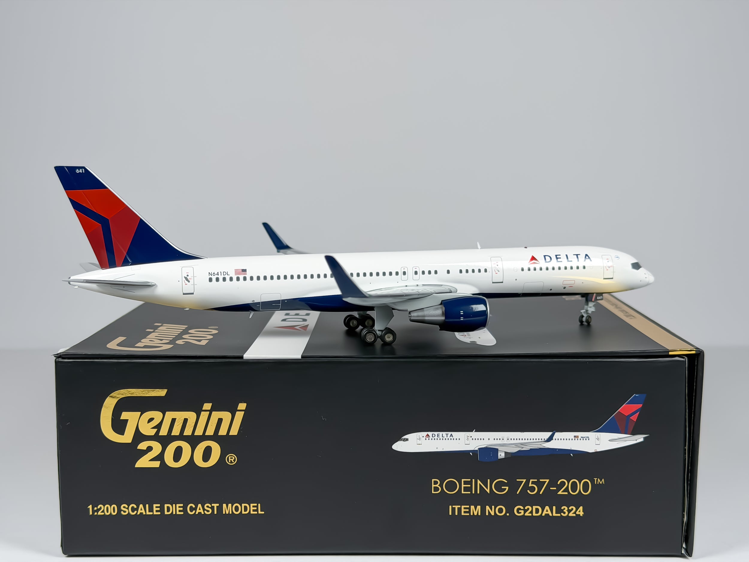 Delta Air Lines Boeing 757-200 1:200 Gemini Jets N641DL (G2DAL324)