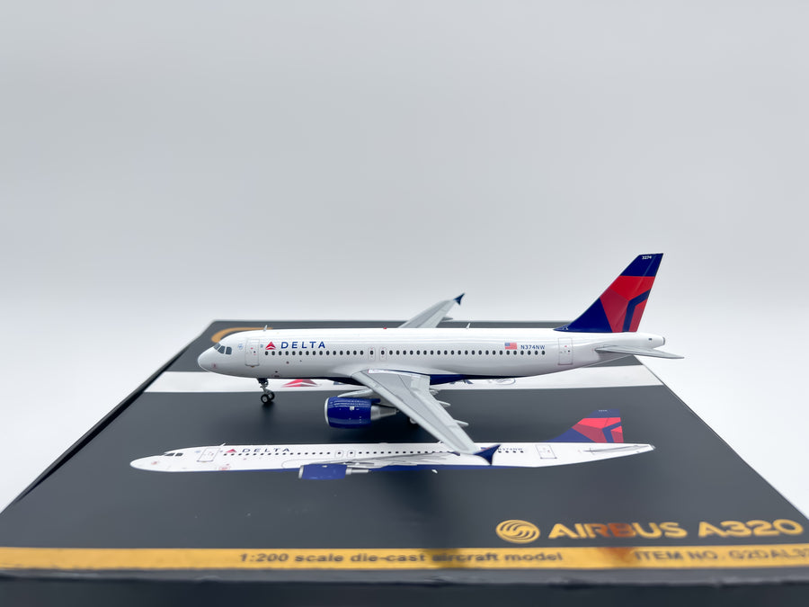 Delta Air Lines Airbus A320 1:200 Gemini Jets N374NW (G2DAL328)