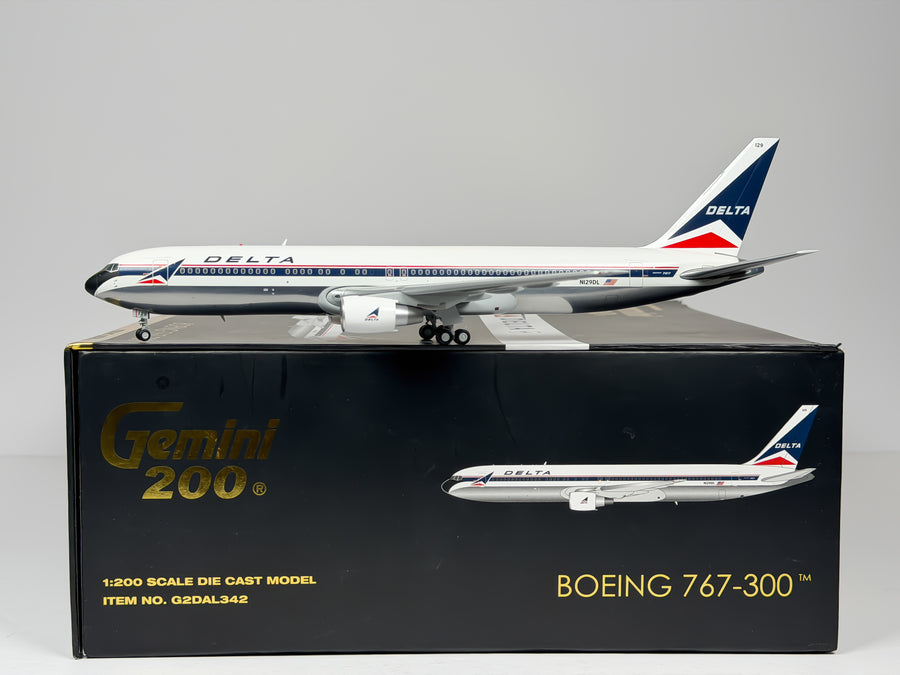 Delta Air Lines Boeing 767-300 1:200 Gemini Jets N129DL (G2DAL342)