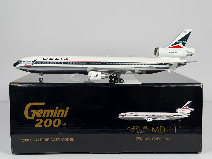 Delta Air Lines McDonnell Douglas MD-11 1:200 Gemini Jets N807DE (G2DAL407)