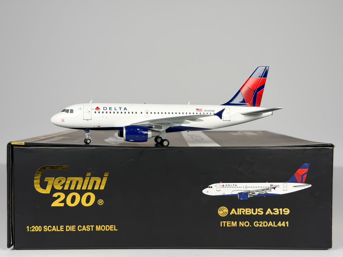 Delta Air Lines Airbus A319 1:200 Gemini Jets N349NB (G2DAL441)