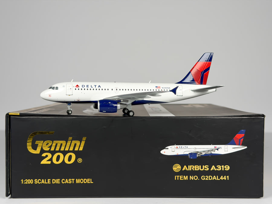 Delta Air Lines Airbus A319 1:200 Gemini Jets N349NB (G2DAL441)