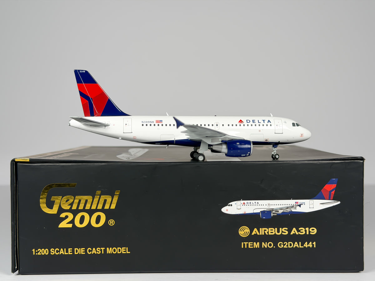 Delta Air Lines Airbus A319 1:200 Gemini Jets N349NB (G2DAL441)