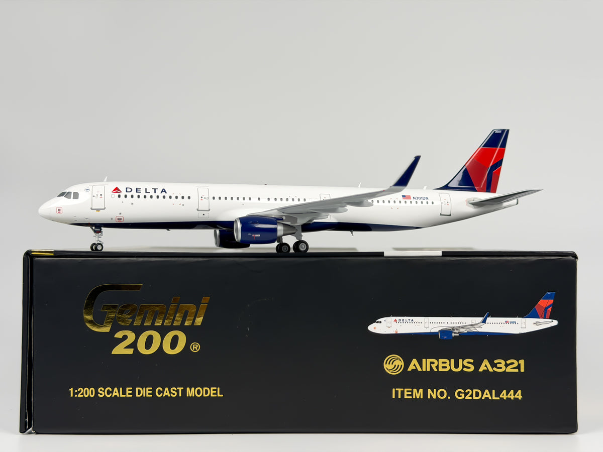 Delta Air Lines Airbus A321 1:200 Gemini Jets N301DN (G2DAL444)