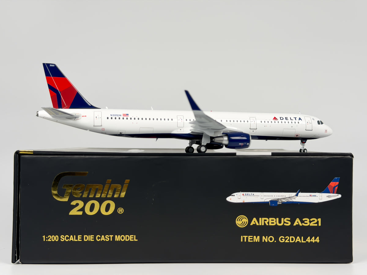 Delta Air Lines Airbus A321 1:200 Gemini Jets N301DN (G2DAL444)