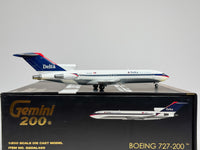 Delta Air Lines Boeing 727-200 1:200 Gemini Jets N544DA (G2DAL465)