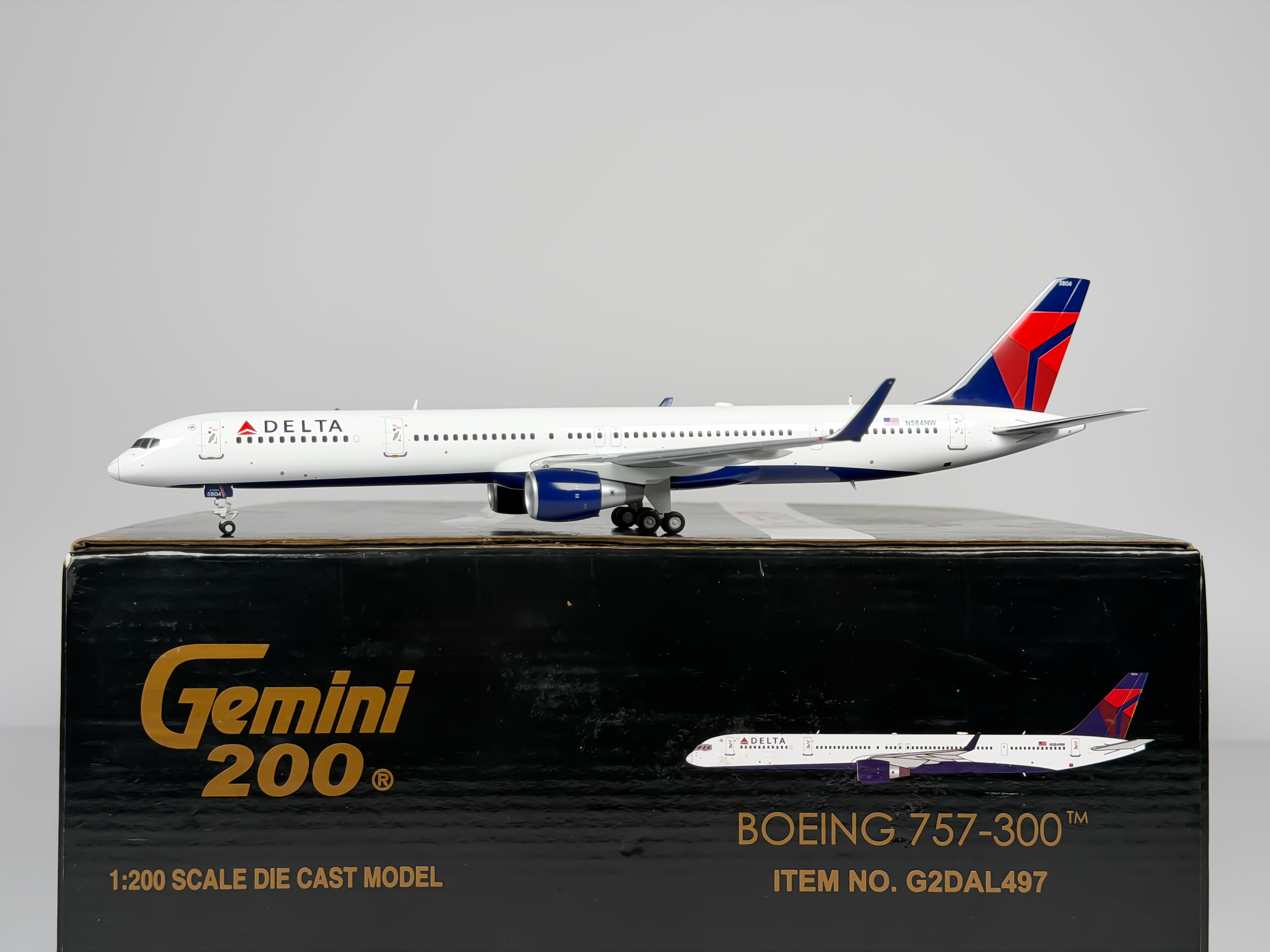 Delta Air Lines Boeing 757-300 1:200 Gemini Jets N584NW (G2DAL497)