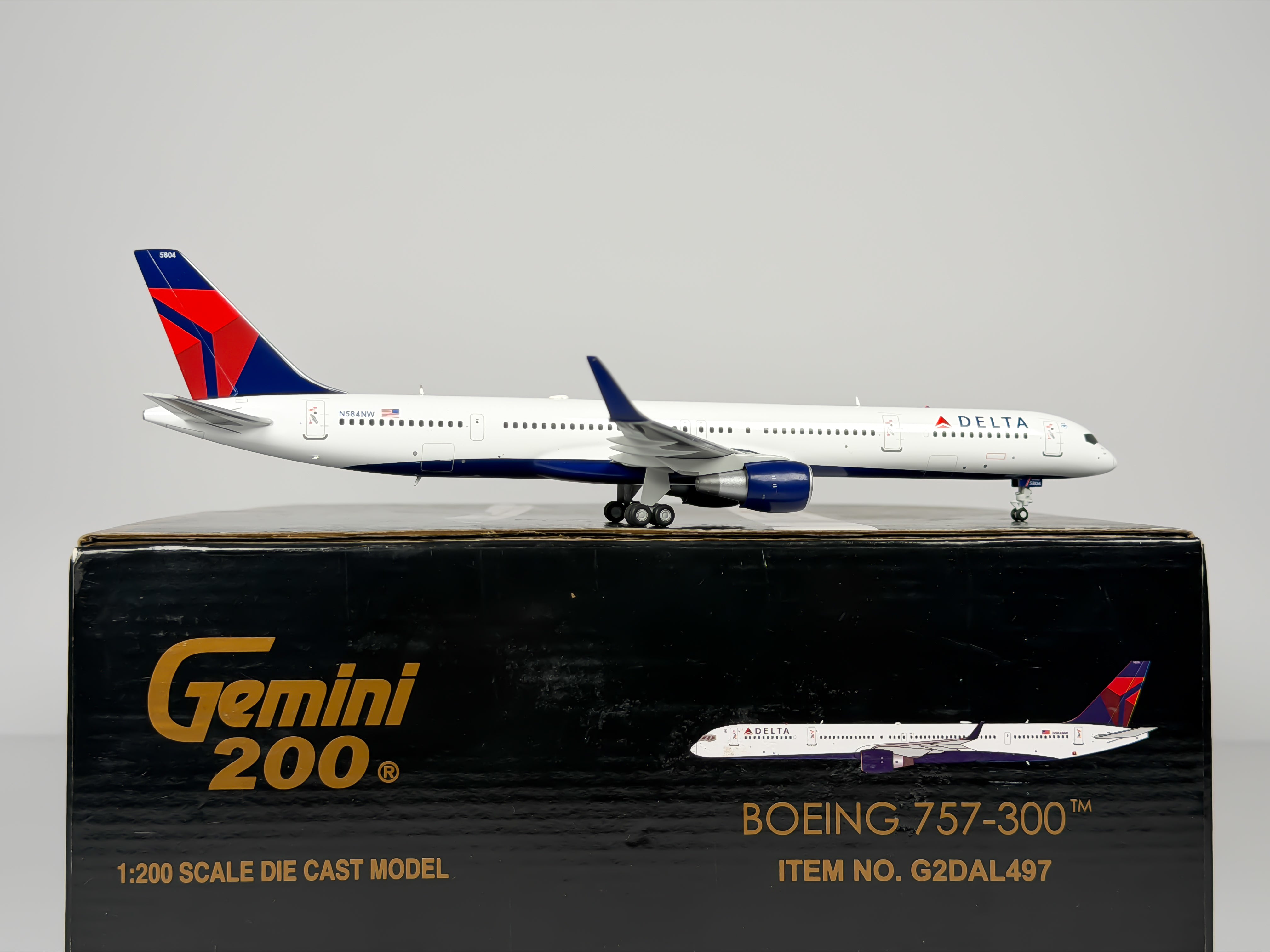 Delta Air Lines Boeing 757-300 1:200 Gemini Jets N584NW (G2DAL497)