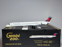 Delta Air Lines McDonnell Douglas MD-80 1:200 Gemini Jets N909DL (G2DAL502)