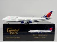 Delta Air Lines Boeing 747-400 1:200 Gemini Jets N668US (G2DAL582)