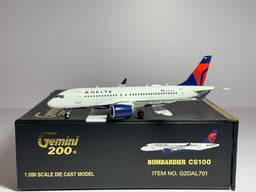 Delta Air Lines Airbus A220-100 1:200 Gemini Jets N101DU (G2DAL701)