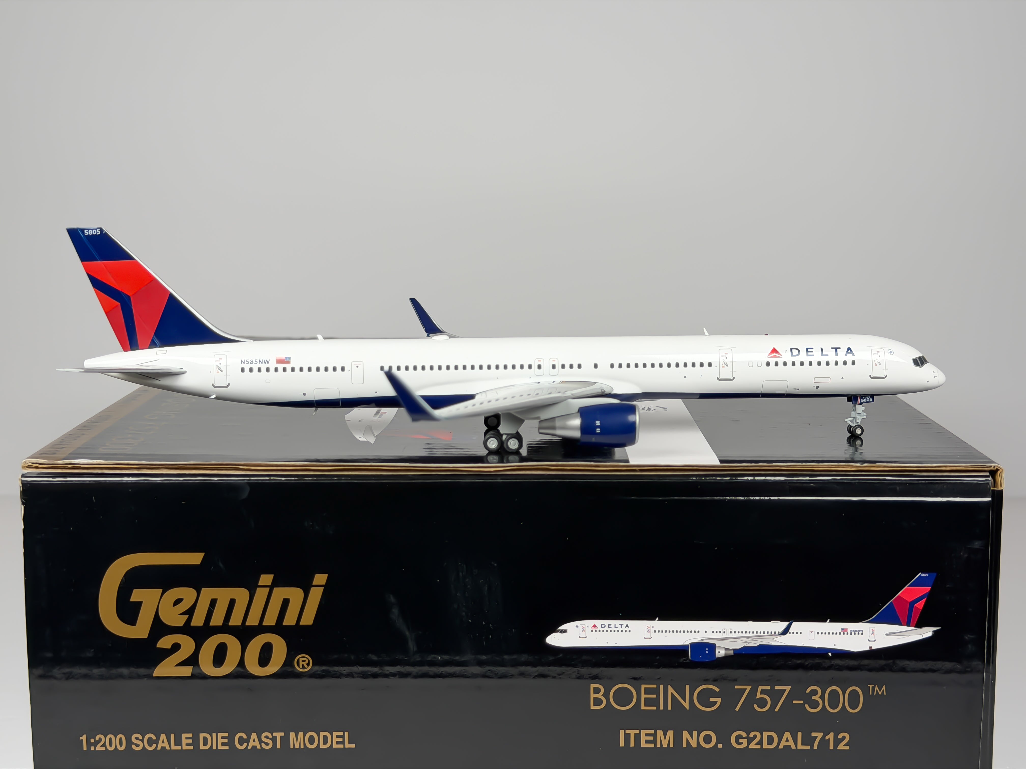 Delta Air Lines Boeing 757-300 1:200 Gemini Jets N585NW (G2DAL712)