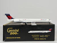 Delta Air Lines McDonnell Douglas MD-90 1:200 Gemini Jets N904DA (G2DAL719)