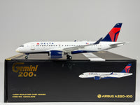 Delta Air Lines Airbus A220-100 1:200 Gemini Jets N102DU (G2DAL808)