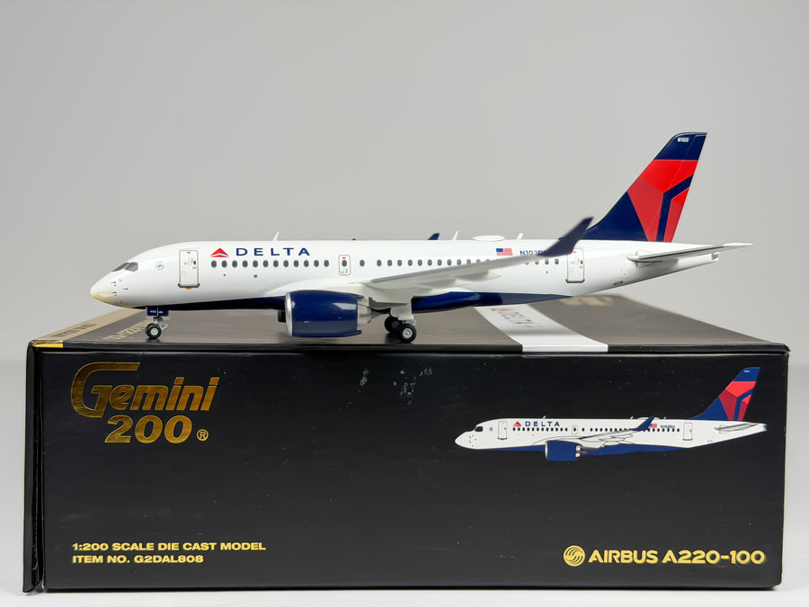Delta Air Lines Airbus A220-100 1:200 Gemini Jets N102DU (G2DAL808)