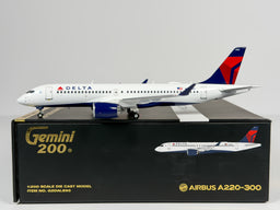 Delta Air Lines Airbus A220-300 1:200 Gemini Jets N302DU (G2DAL895)