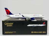 Delta Air Lines Airbus A220-300 1:200 Gemini Jets N302DU (G2DAL895)