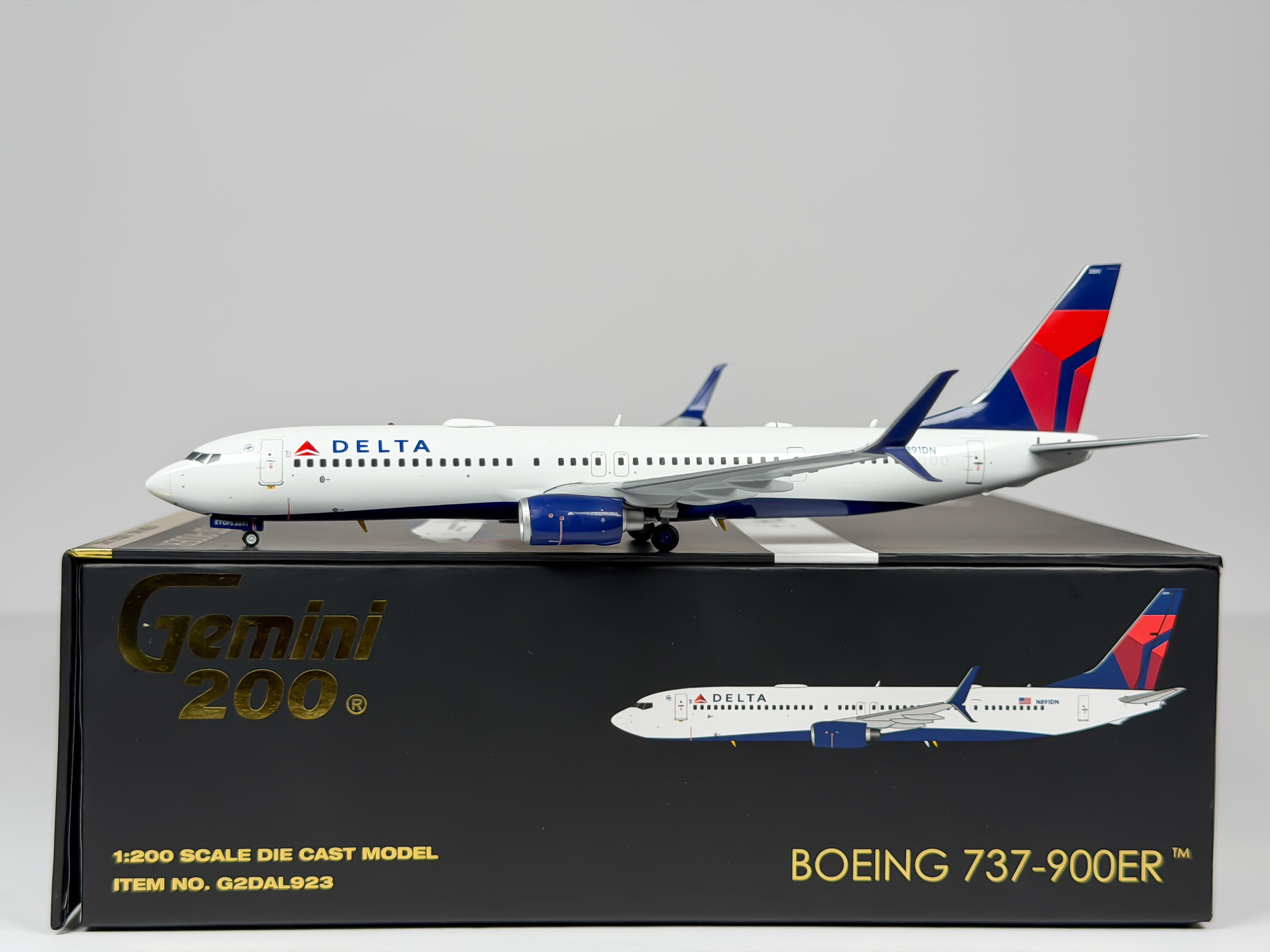 Delta Air Lines Boeing 737-900 1:200 Gemini Jets N891DN (G2DAL923)