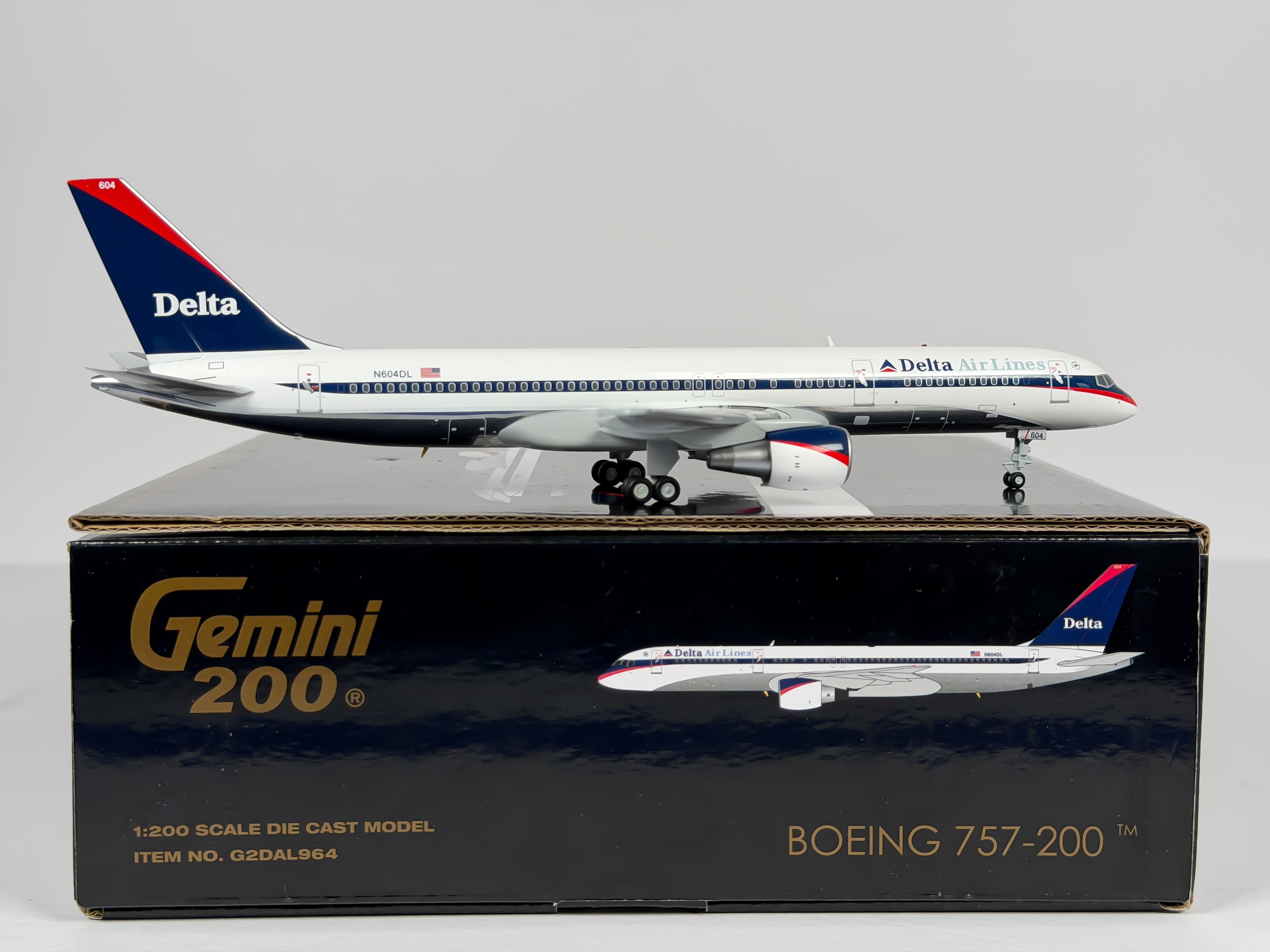 Delta Air Lines Boeing 757-200 1:200 Gemini Jets N604DL (G2DAL964)