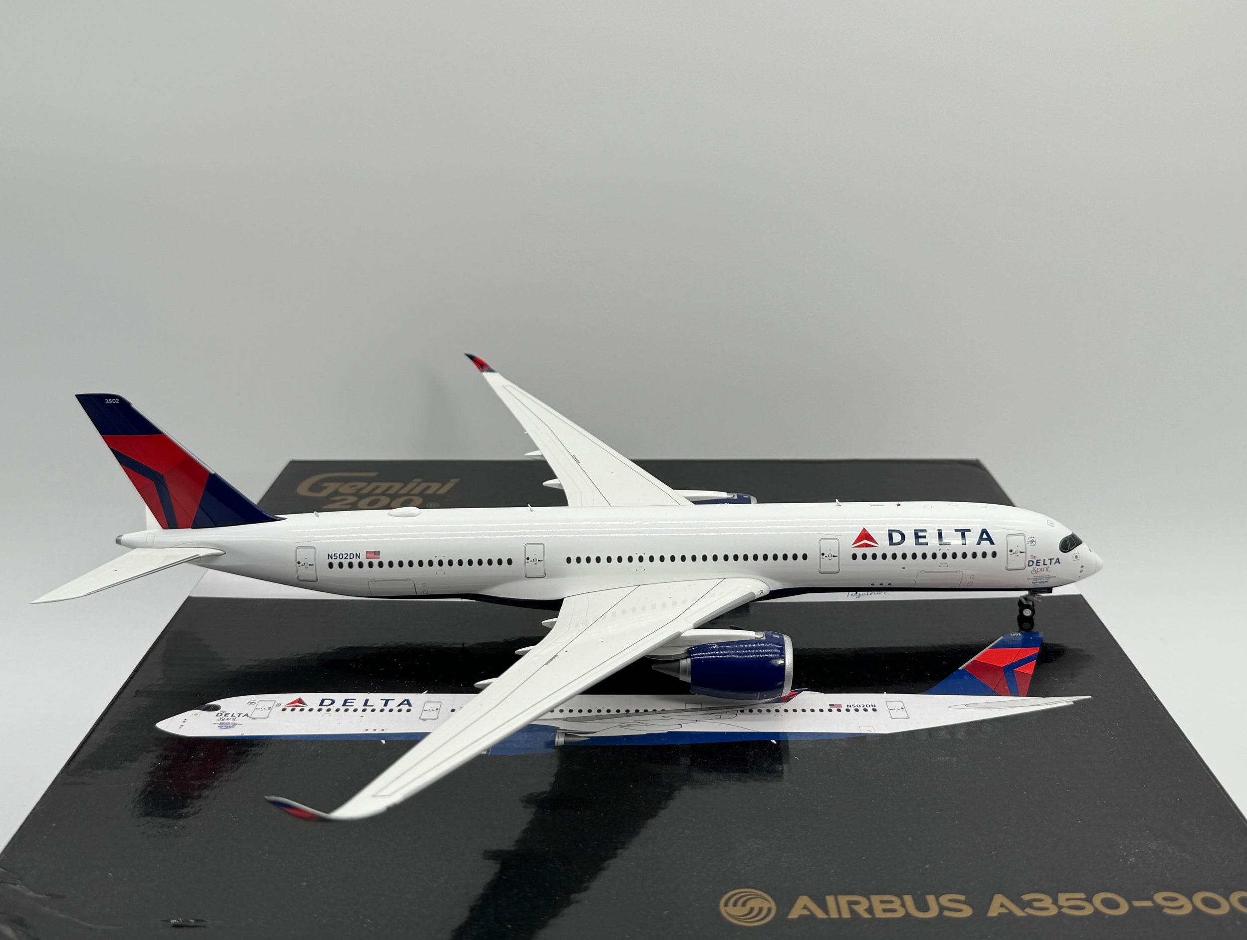 Gemini Jets 1:200 Delta Air Lines Airbus A350-900 N502DN Spirit of Atlanta G2DAL997