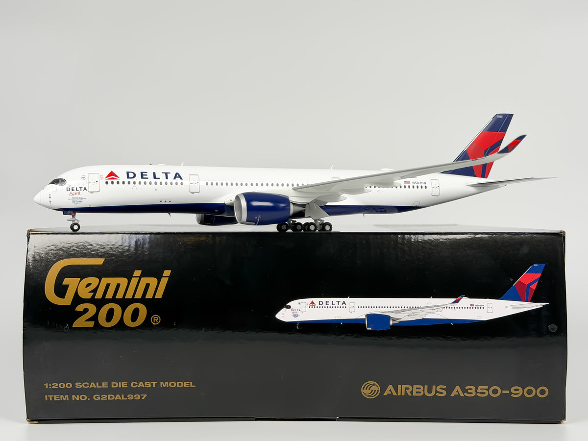 Delta Air Lines Airbus A350-900 1:200 Gemini Jets N502DN (G2DAL997)