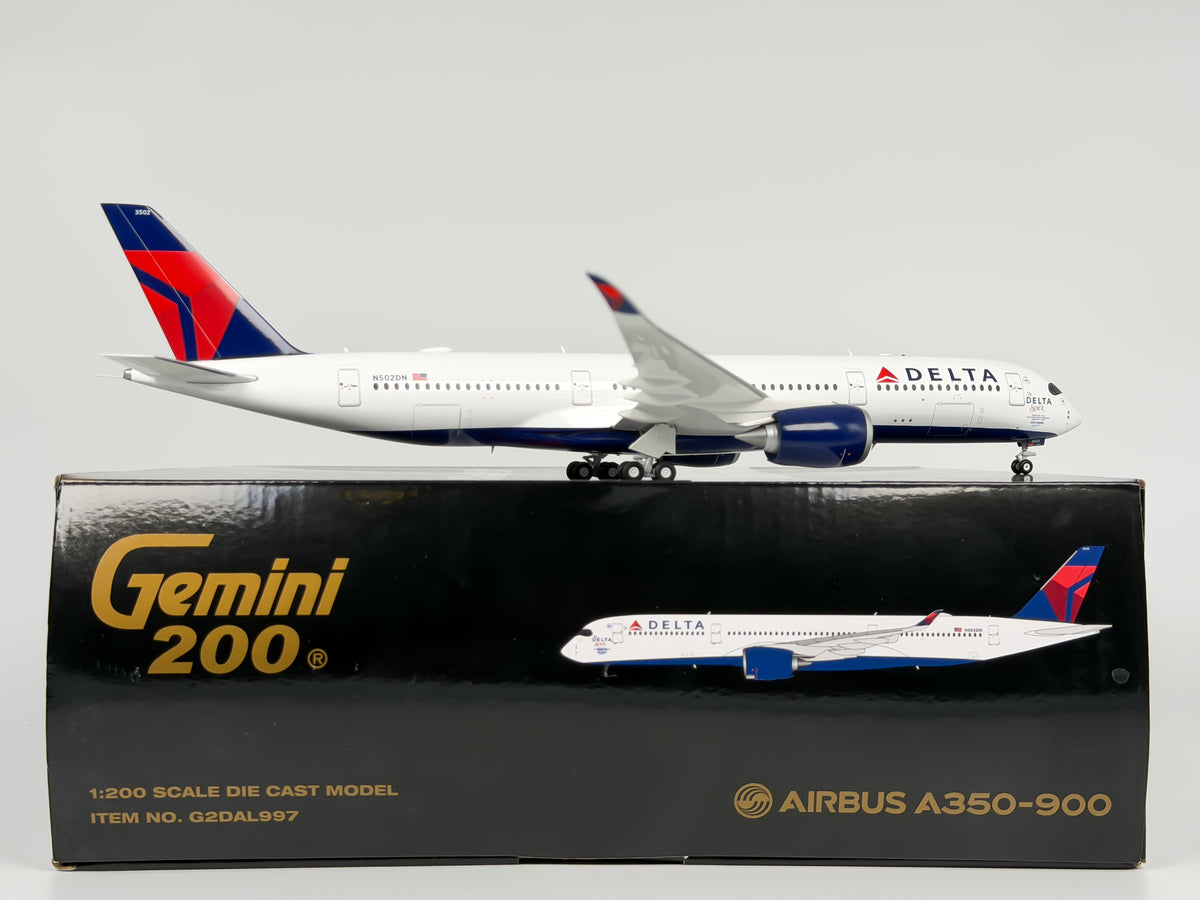 Delta Air Lines Airbus A350-900 1:200 Gemini Jets N502DN (G2DAL997)