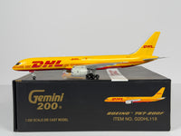 DHL Boeing 757-200F 1:200 Gemini Jets OO-DLJ (G2DHL118)