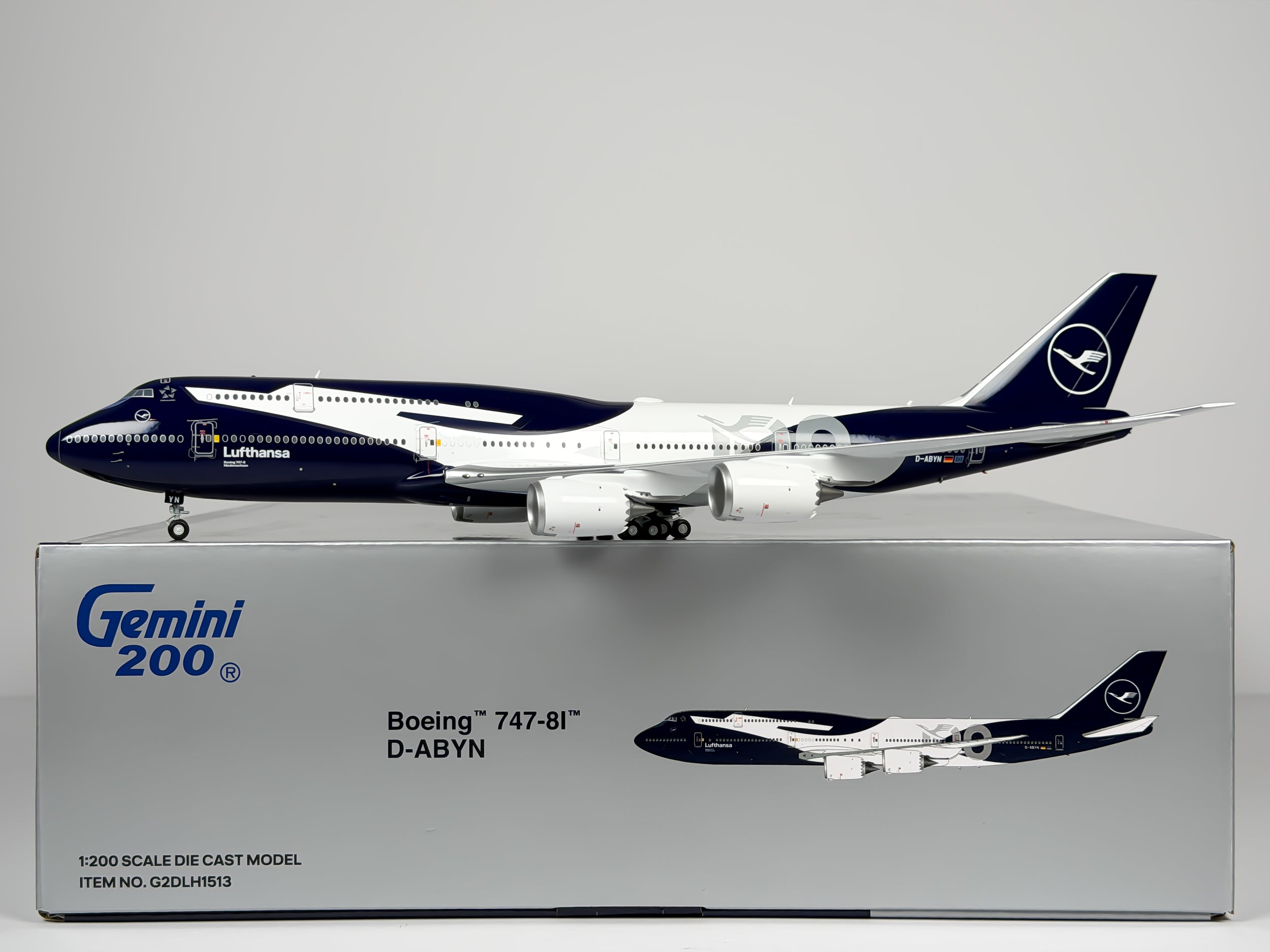 Lufthansa Boeing 747-8i 1:200 Gemini Jets D-ABYN (G2DLH1513)