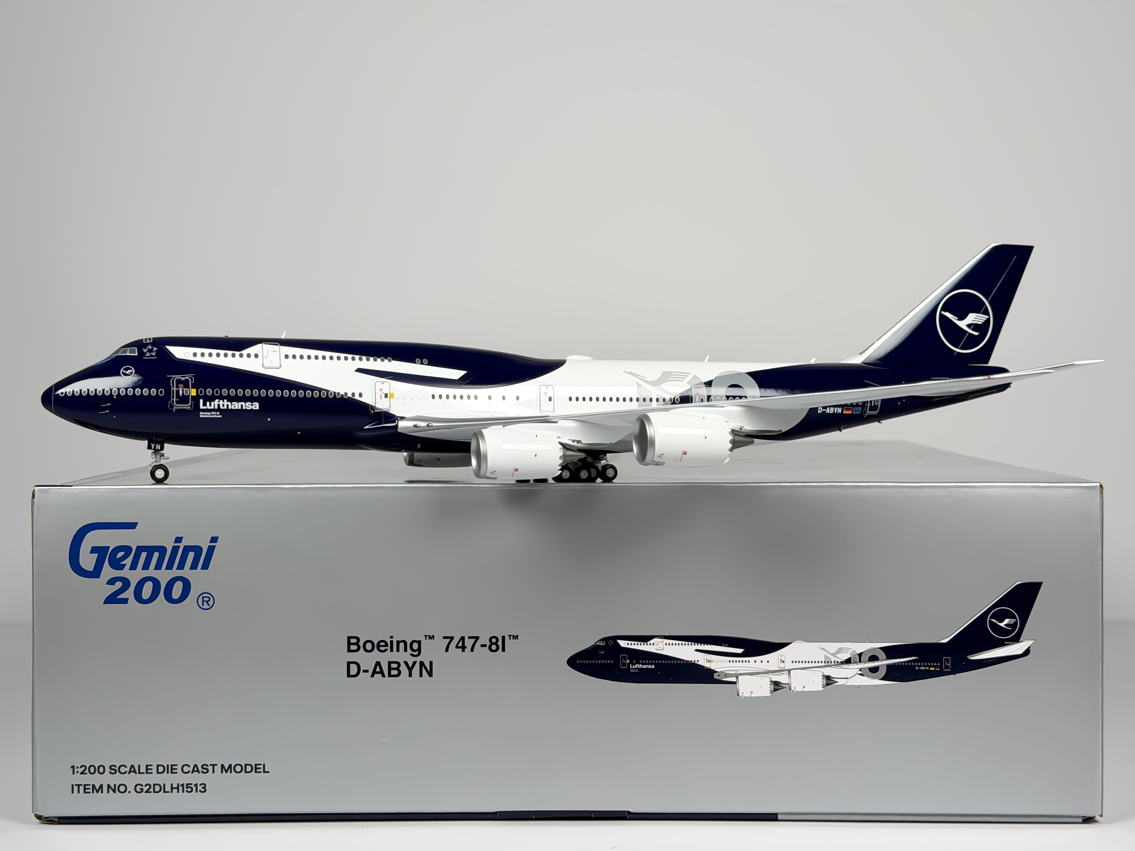Lufthansa Boeing 747-8i 1:200 Gemini Jets D-ABYN (G2DLH1513)